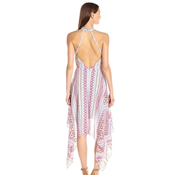 Danela Halter-Neck Geometric Print Cocktail Dress - Picture 3 of 6
